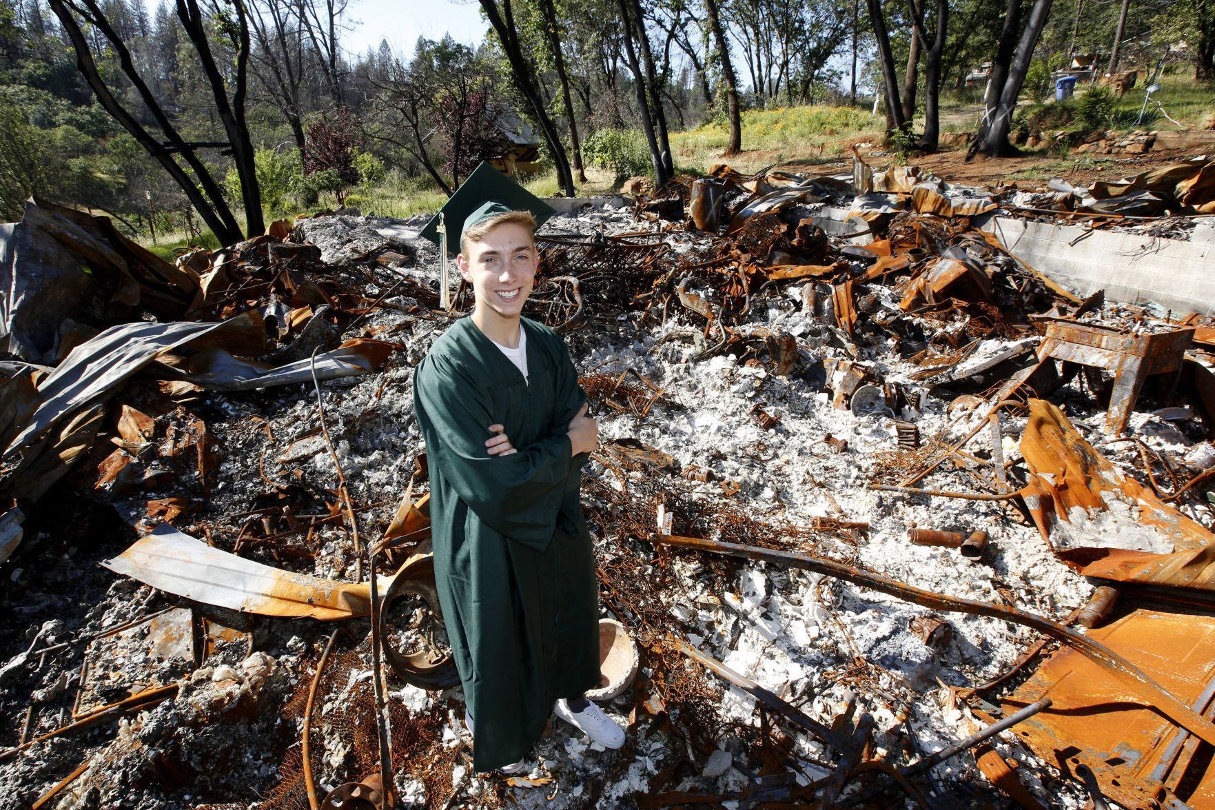 California Wildfire Paradise Graduates